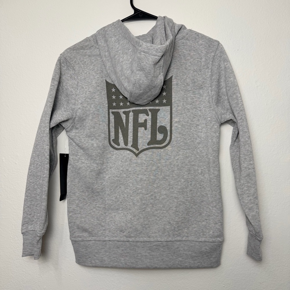 Gray National Football League (NFL) official licensed apparel hoodie size 10/12